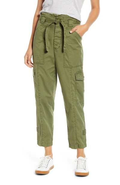 Alex Mill Expedition Washed Twill Ankle Pants In Army Olive