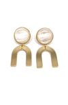 Adornia Gila Gold Vermeil Drop Earrings In Yellow