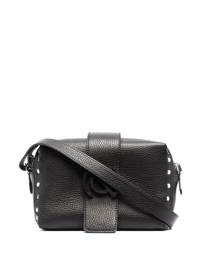 Zanellato Oda Baby Leather Crossbody Bag In Black