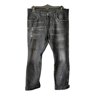 Pre-owned Dsquared2 Slim Jean In Black