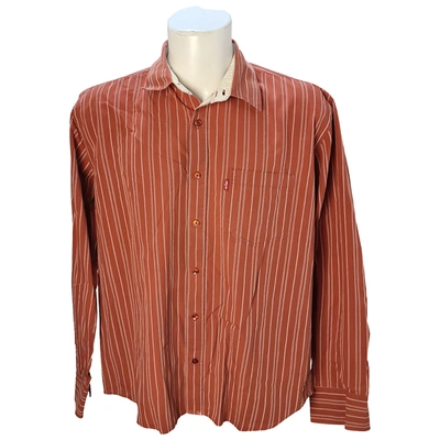 Pre-owned Levi's Shirt In Orange