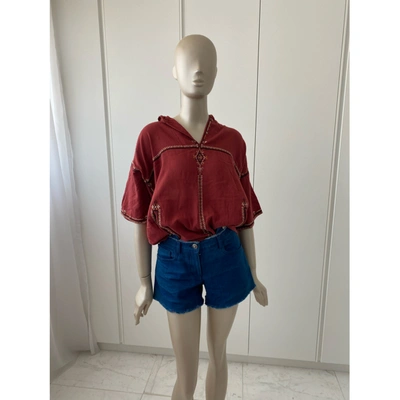 Pre-owned Isabel Marant Étoile Blouse In Burgundy