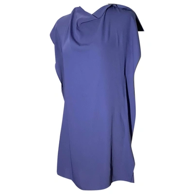 Pre-owned Mm6 Maison Margiela Mid-length Dress In Blue