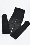3am By H & D Accessories Women's Hart Dot Stocking In Black In Black