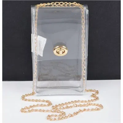 3am By H & D Accessories Women's Stadium Approved Crossbody Bag In Clear In Multi