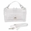 3am By H & D Accessories Women's Transparent Crossbody Bag In Clear Stadium Bag In Multi