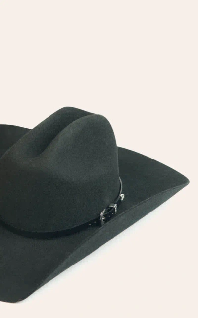 3d Belt Co. Smooth Black Leather Hatband