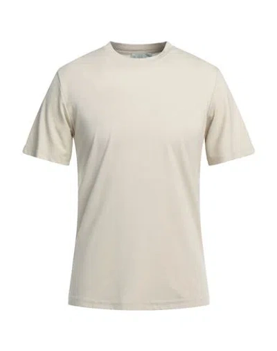 3dici Man T-shirt Beige Size S Viscose, Polyamide, Elastane