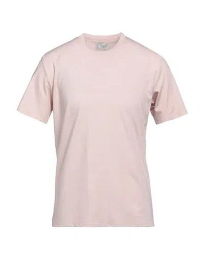 3dici Man T-shirt Pastel Pink Size Xl Viscose, Polyamide, Elastane
