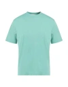 3dici Man T-shirt Sage Green Size M Viscose, Polyamide, Elastane