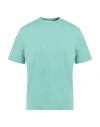 3dici Man T-shirt Sage Green Size M Viscose, Polyamide, Elastane In Sage Green