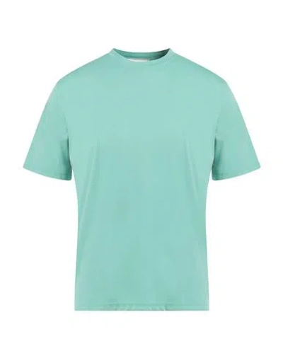 3dici Man T-shirt Sage Green Size M Viscose, Polyamide, Elastane