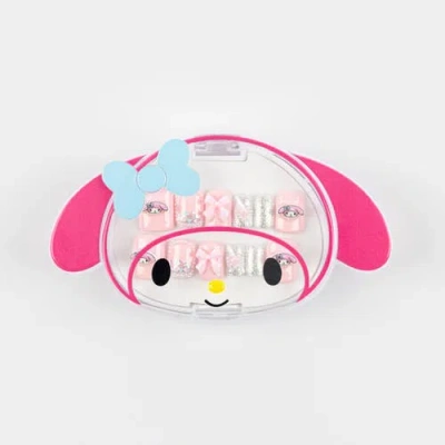 3h Nails My Melody 3d Luxury Handmade Press-on Nails In Transparent