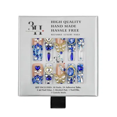 3h Nails Sapphire Spell Handmade Press-on Nails - Medium