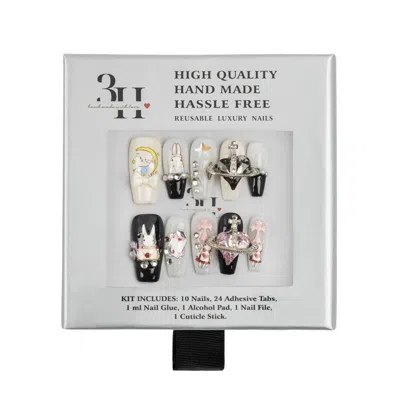 3h Nails Whimsical Charm Handmade Press-on Nails - Large
