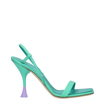 3juin 3 Juin Sandals Ischia Women Fabric Green/mint