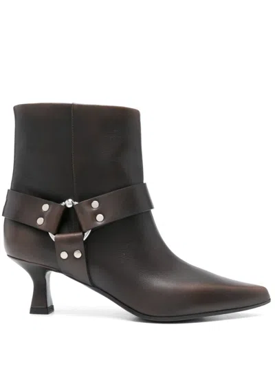3JUIN 60MM LOGO-DEBOSSED BOOTS