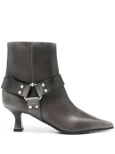 3JUIN 60MM LOGO-DEBOSSED BOOTS
