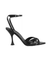 3juin 95mm Leather Sandals In Black