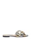 3juin Sandals Golden In Silver