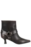 3juin 60mm Logo-debossed Boots In British Coffee Cuoio