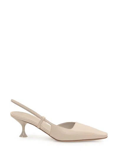 3juin Beige Slingback Pumps In Neutral