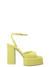 3juin Beth Sandals Green In Yellow