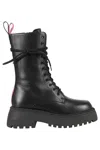 3juin Black Leather Dede 020 Boots