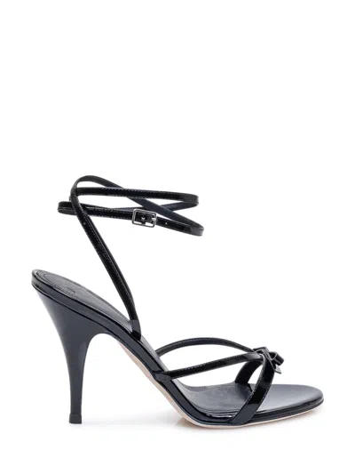 3juin Black Open-toe Heels