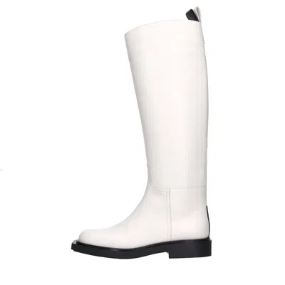 3juin Boots In Bianco Chiari E Naturali