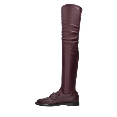 3juin Boots In Burgundy