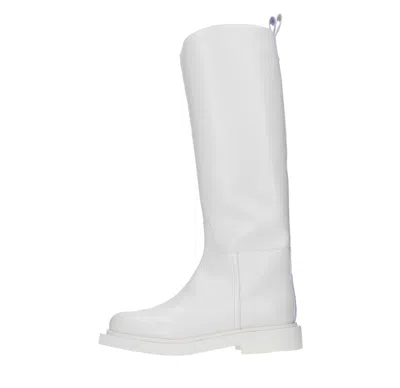 3juin Boots Ivory In Avorio Chiari E Naturali