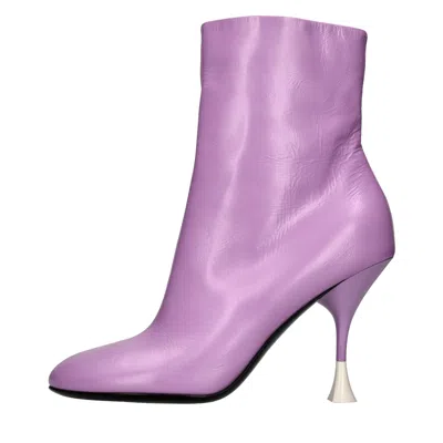 3juin Boots In Lilla Chiari E Naturali