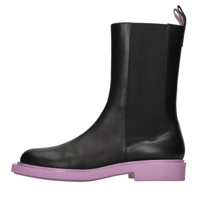 3juin Boots In Nero Neri E Grigi