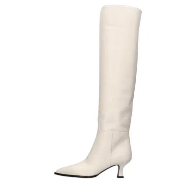 3juin Boots White In Bianco Chiari E Naturali