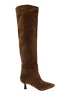 3juin Chocolate Brown Pointed-toe 70mm Leather Boots In Brown