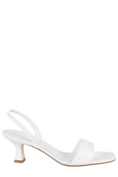 3juin Cameron 055 Sandal With Calf Leather In White