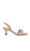 3juin Cameron Plumette Sandals In Taupe