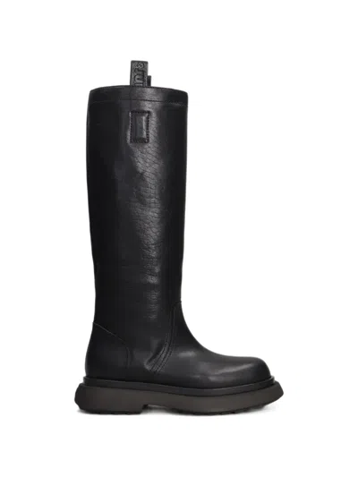 3juin Chunky-sole Knee-high Boots In Black