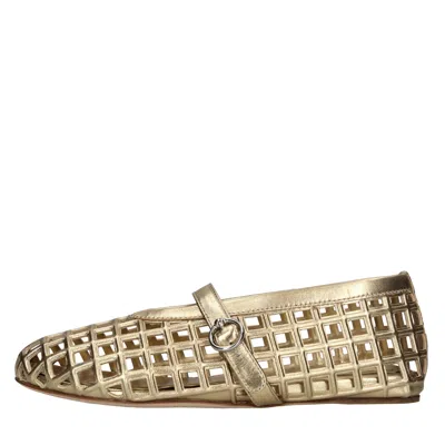 3juin Flat Shoes In Gold