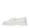 3juin Woman Loafers Ivory Size 11 Leather In White