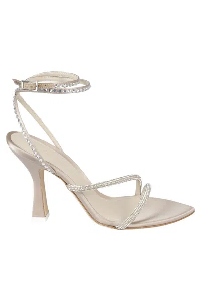 3juin Giglio Sandal Model In Satin In Nude & Neutrals