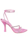 3juin 70mm Crystal Embellished Sandals In Purple
