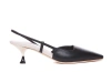 3juin Kira Pumps With Sculptural Heel And Square Toe In Black