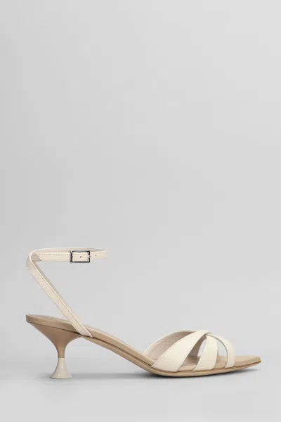3juin Kyara 055 Sandals In Beige Leather
