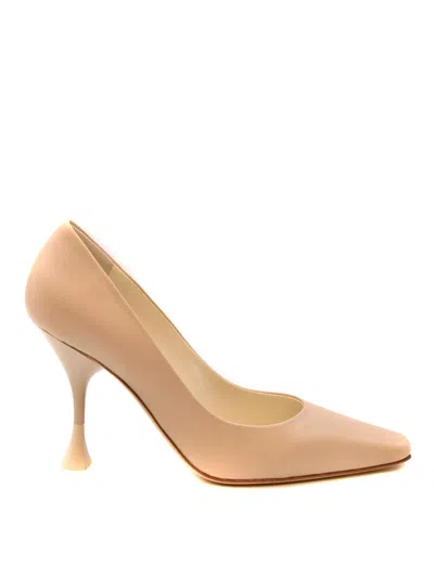 3juin Leather Pumps In Beige