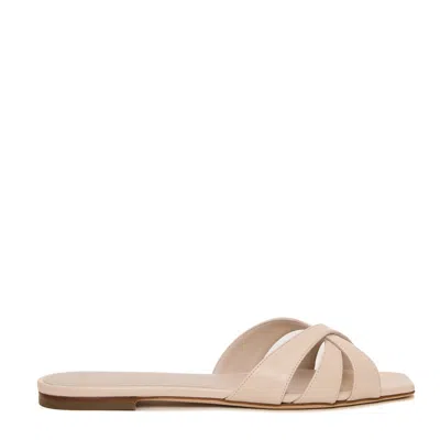 3juin Milk Color Pluemette Slipper In Neutrals