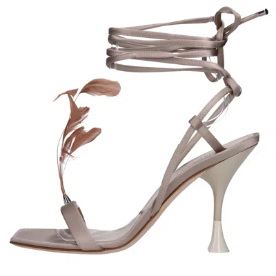 3juin Sandals Beige In Beige Chari