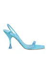 3juin Light Blue Eloise Sandals In Blue