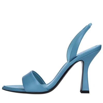 3juin Sandals Clear Blue In Azzurro Blu E Verdi